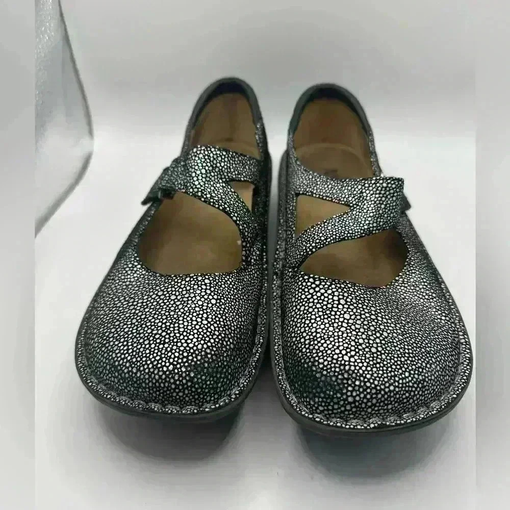 ALEGRIA Women Shoes US 10 EU 40 Dayna Spring Dottie Iridescent Mary Jane Day-248